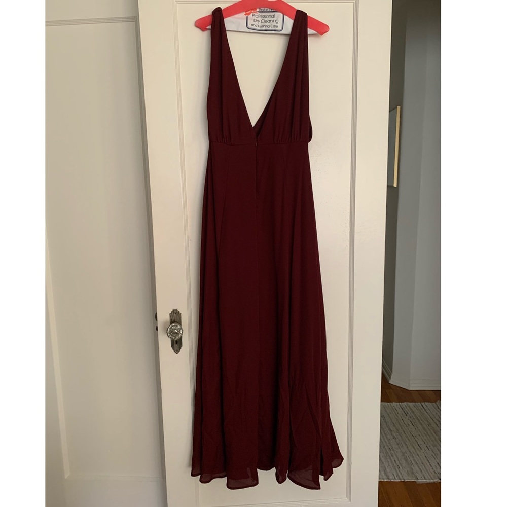 OXBLOOD / BURGUNDY Bridesmaid’s Dress